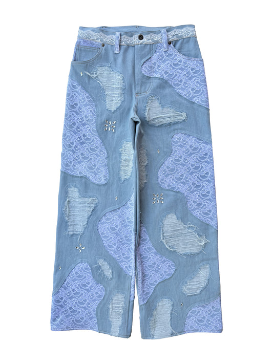 “GOD SAVE THE QUEEN” Denim