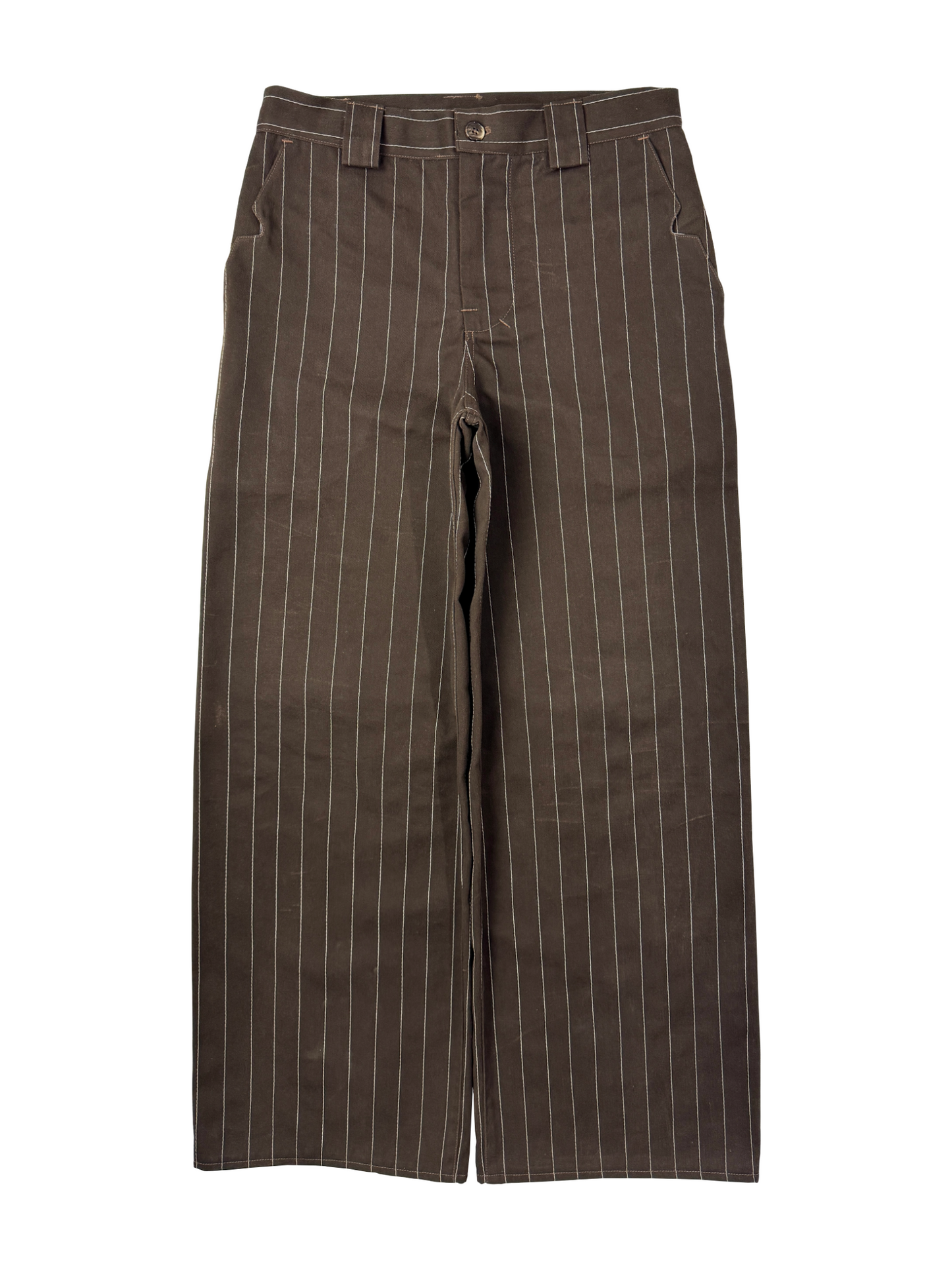 “PINSTRIPE” Trouser (Vintage Brown)