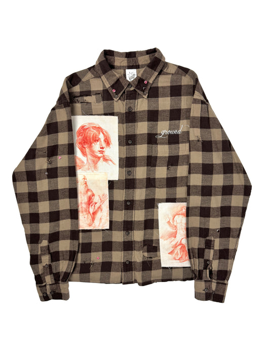 “MERCY” Button Shirt (L)