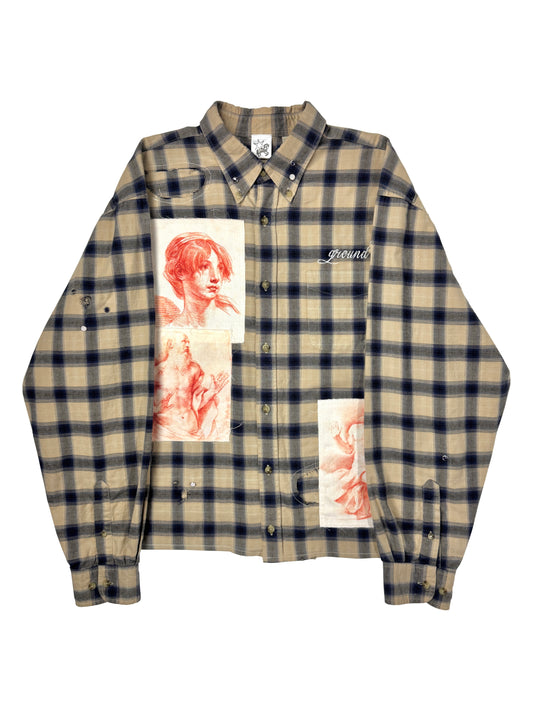 “MERCY” Button Shirt (L)