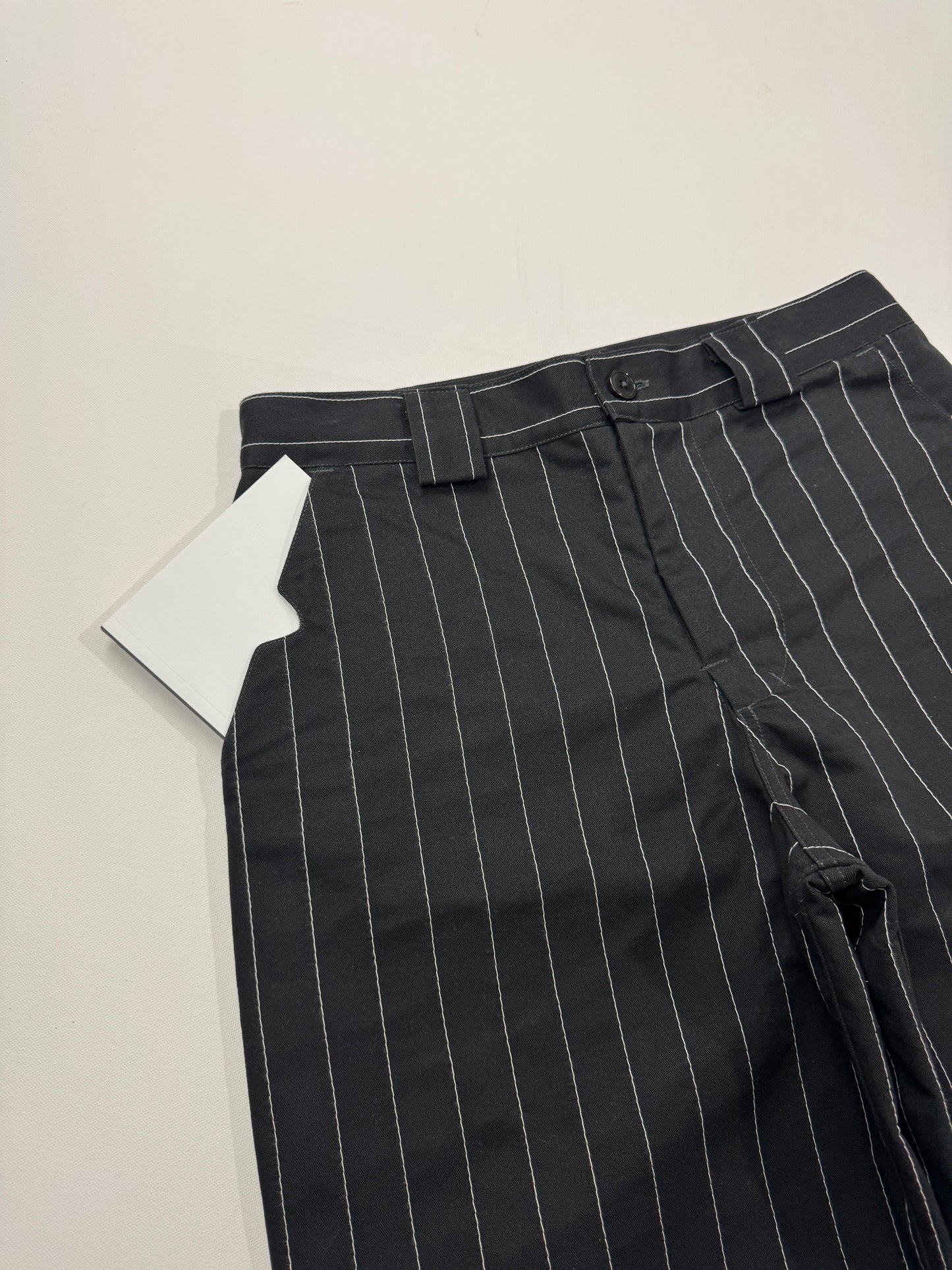 “PINSTRIPE” Trouser (Black)