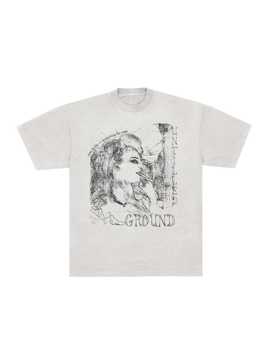 “VELVET” Tee (White)