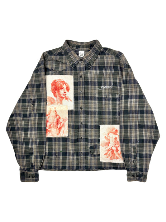 “MERCY” Button Shirt (XXL)