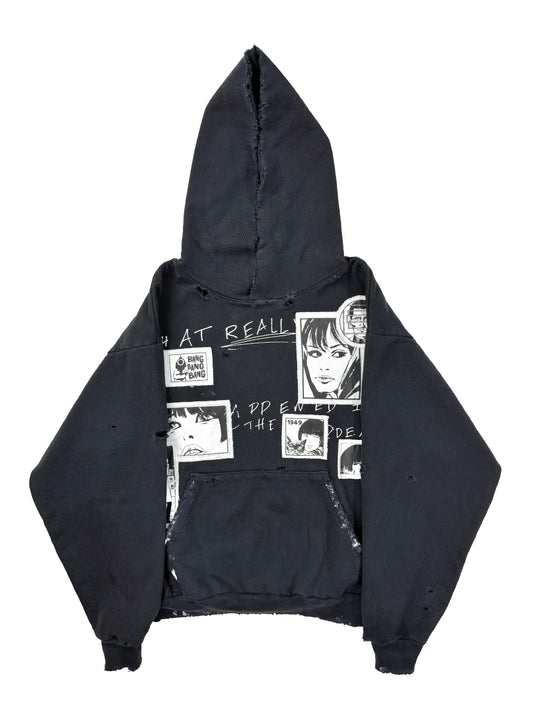 “CREPAX” Hoodie (Limo Black)