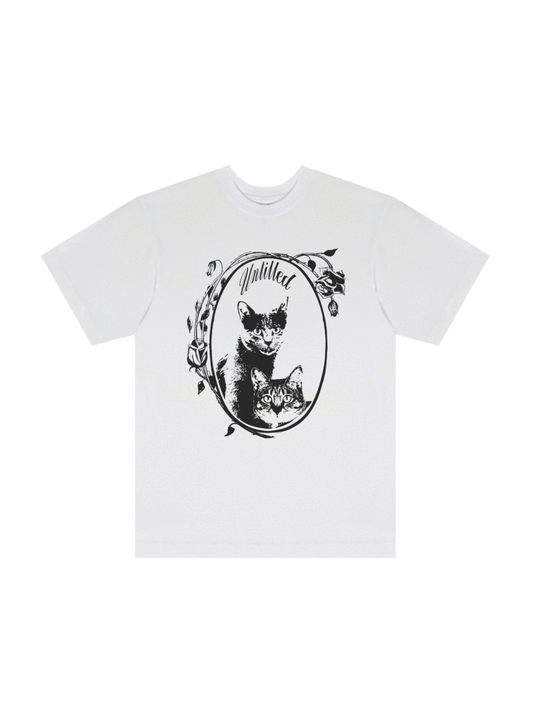 “FELINE” Tee (White)