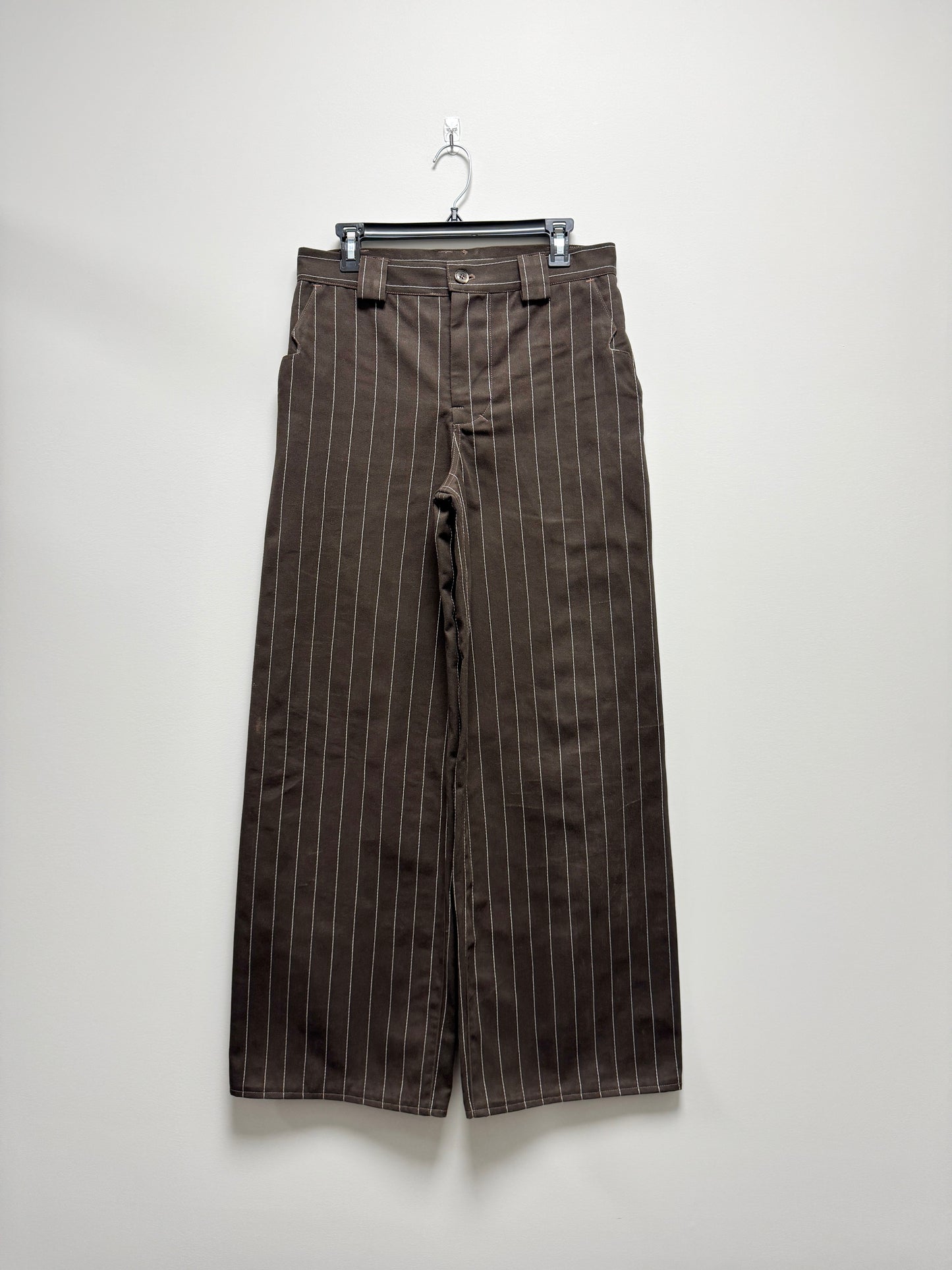 “PINSTRIPE” Trouser (Vintage Brown)